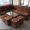Wood Corner Sofa 35