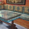 Wood Corner Sofa 47
