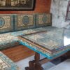 Wood Corner Sofa 47