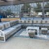 Wood Corner Sofa  8